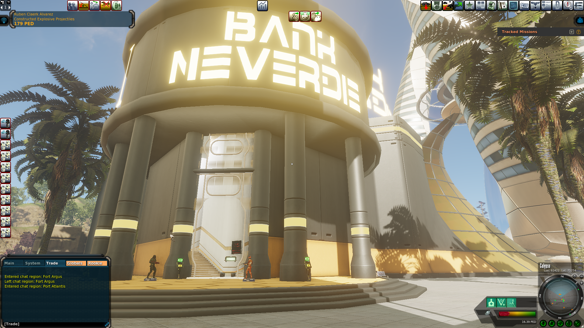 Bank NeverDie in Port Atlantis on Planet Calypso