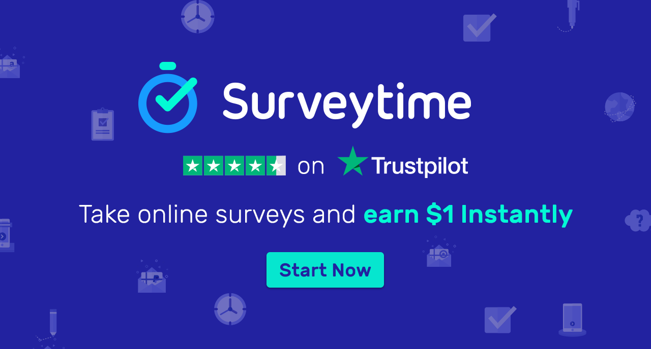 Surveytime reviews on TrustPilot are mostly positive